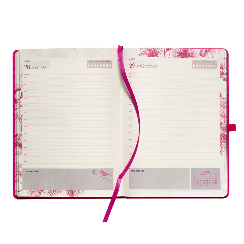 Agenda 2026 Artel Día Por Página Diseño Sakura