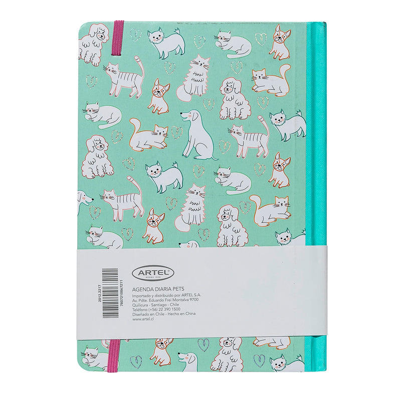 Agenda 2026 Artel Formato Día Por Página Diseño Pets