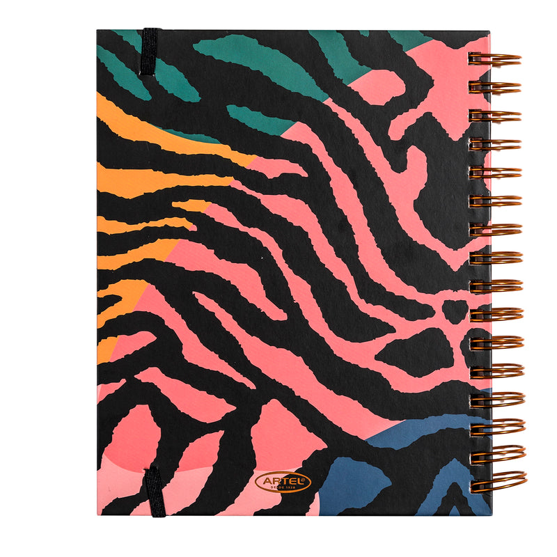 Agenda 2026 Artel Espiral Formato Día Por Página Diseño Safari Gold