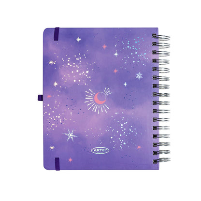 Agenda 2026 Artel Espiral Formato Día Por Página Diseño Astral