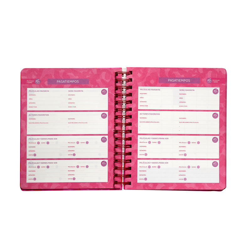 Agenda 2026 Artel Espiral Formato Día Por Página Diseño Power Pink