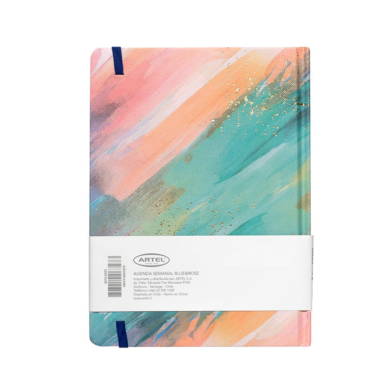 Agenda 2026 Artel Formato Semana A La Vista Diseño Blue&Rose