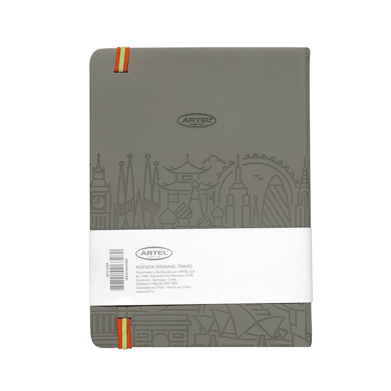 Agenda 2026 Artel Formato Semana A La Vista Diseño Travel