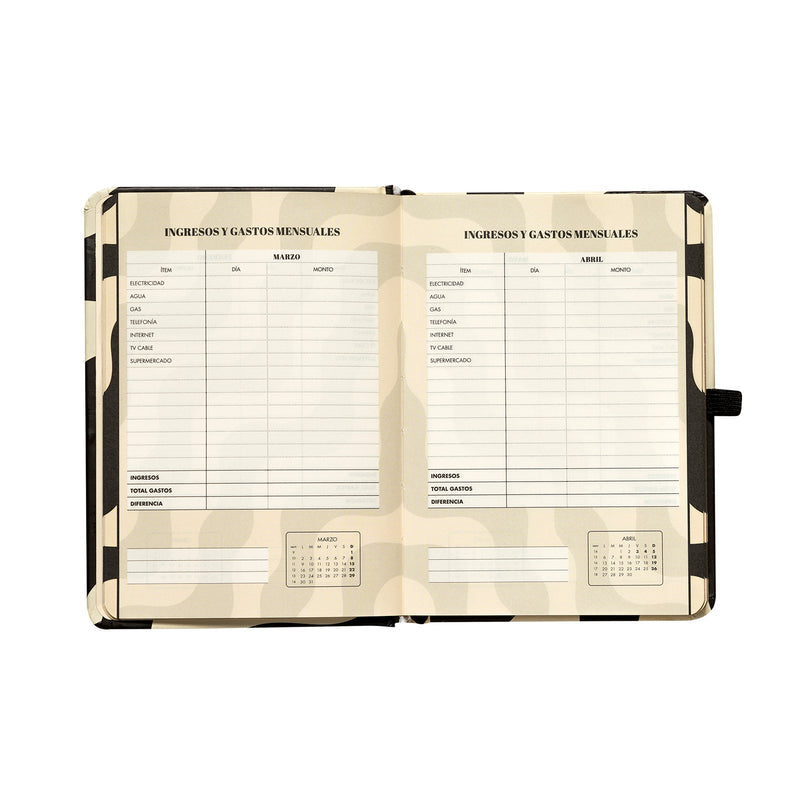 Agenda 2026 Artel Profesional Formato Día Por Página Diseño Elegance