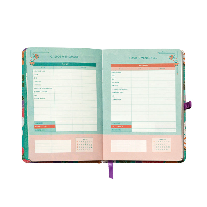 Agenda 2026 Artel Profesional Formato Día Por Página Diseño Bohemian