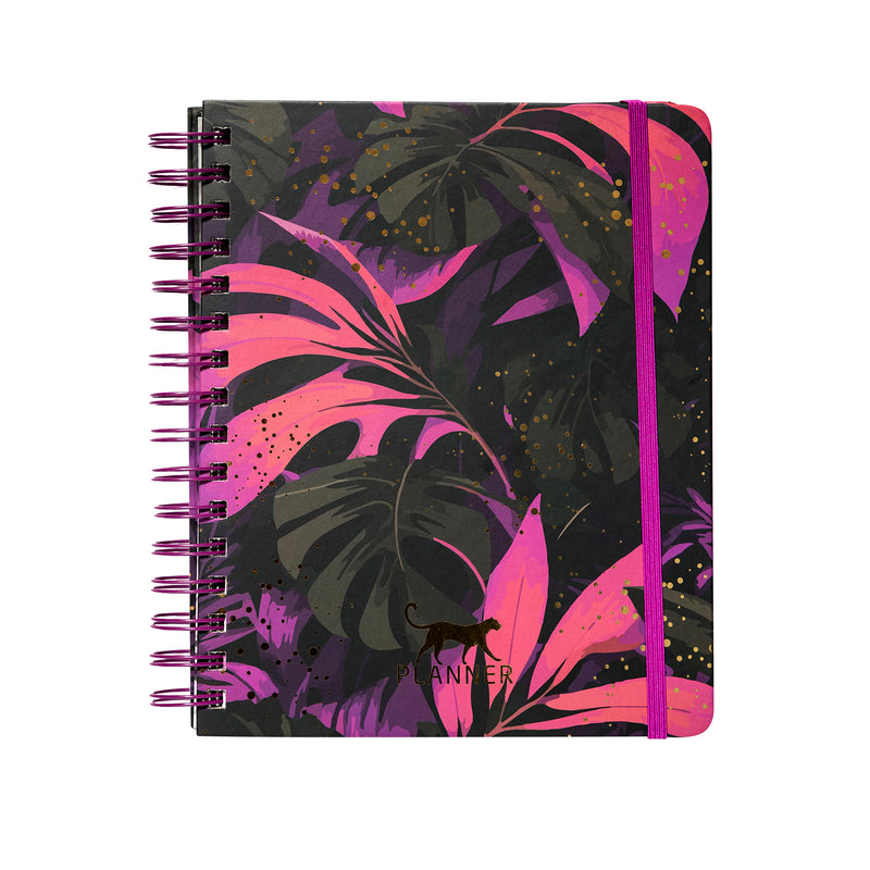 Planner 12 Meses Artel Espiral Con Separador Diseño Tiger