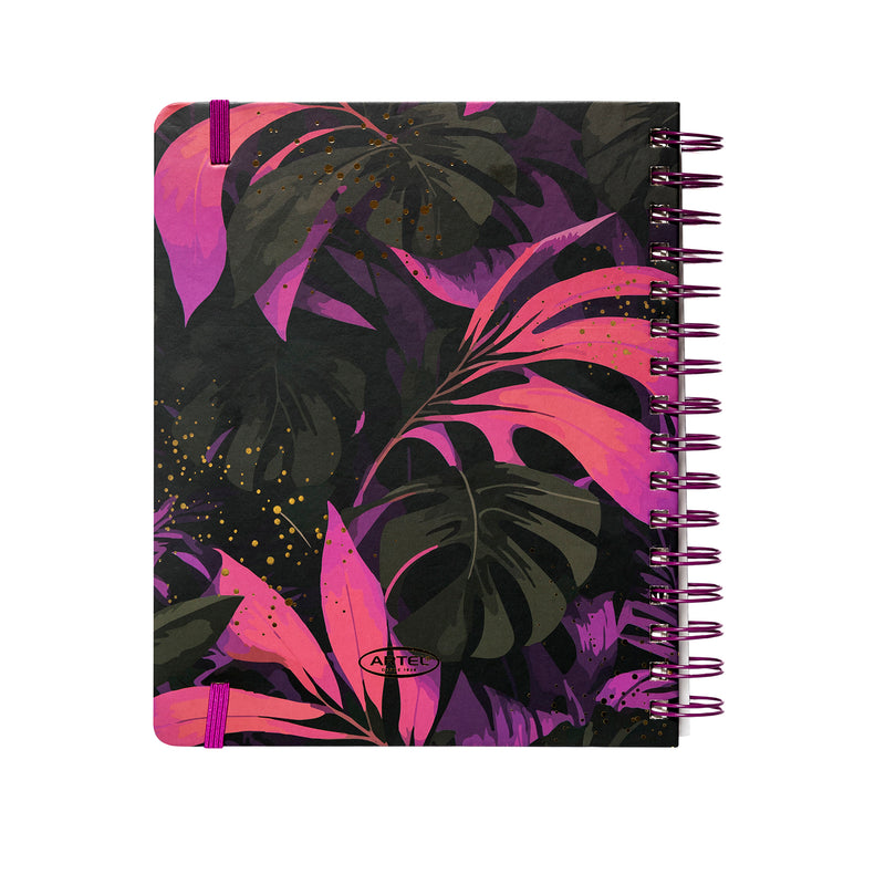 Planner 12 Meses Artel Espiral Con Separador Diseño Tiger
