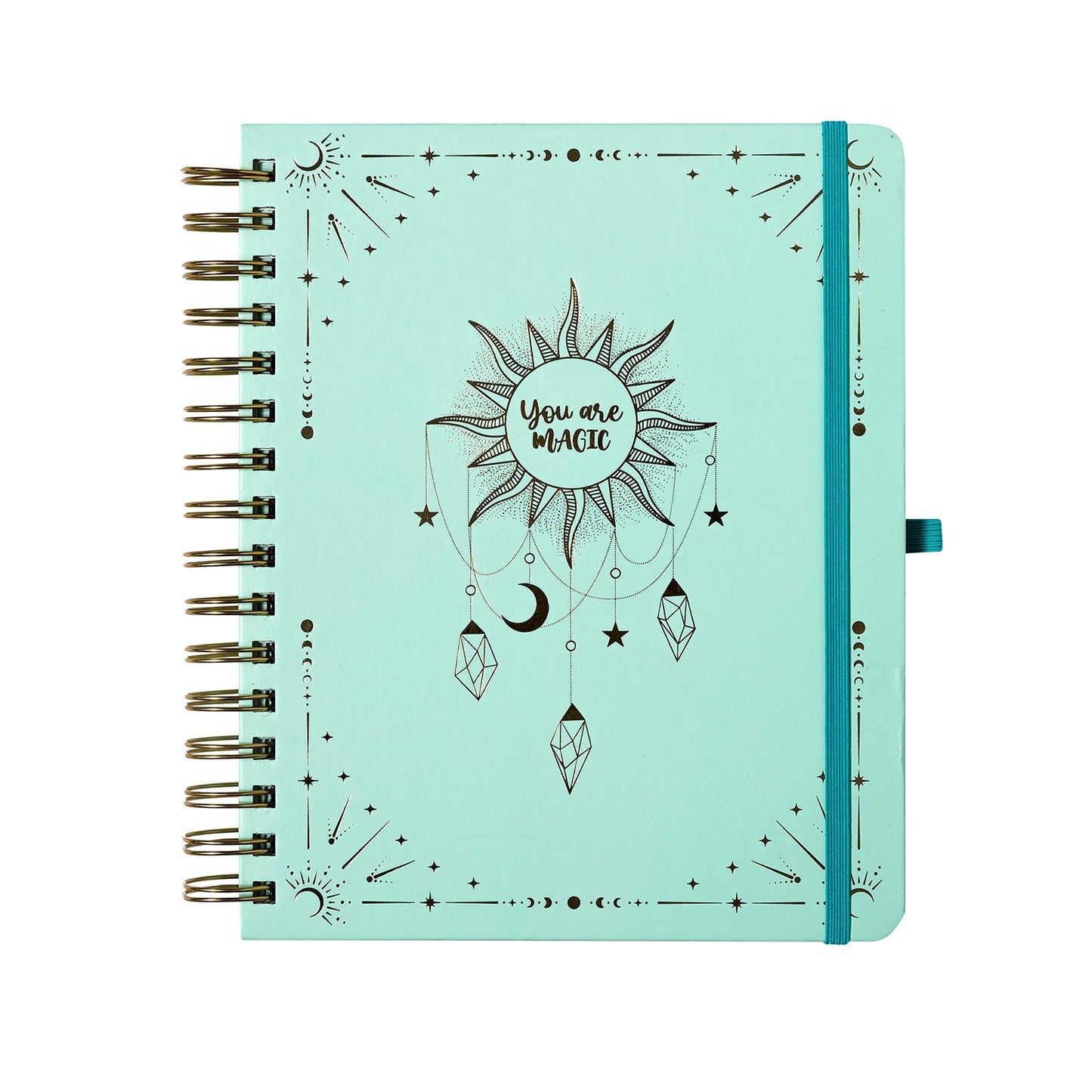 Planner 12 Meses Artel Espiral Con Separador Diseño Cósmico