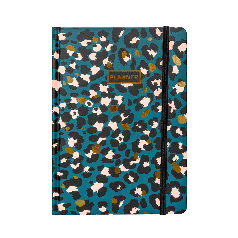 Planner 12 Meses Artel Empastado Diseño Panter Print