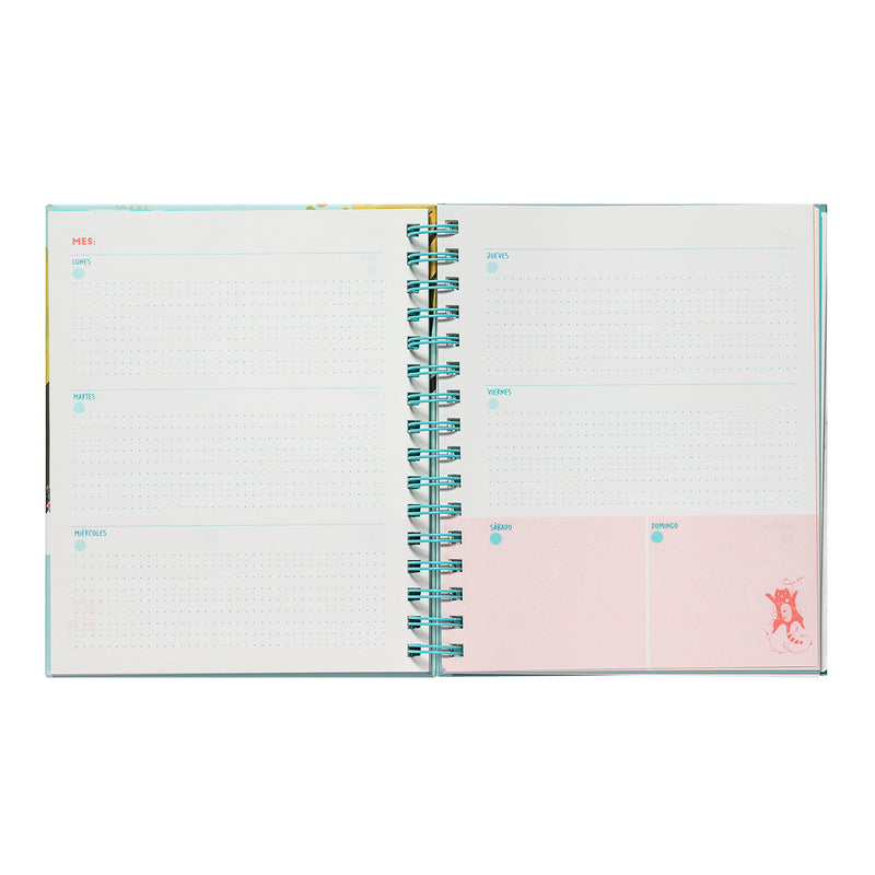 Planner 12 Meses Artel Espiral Diseño My Pet Planner