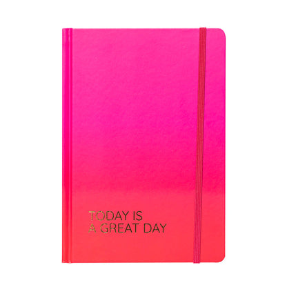Planner 12 Meses Artel Empastado Diseño Rosa Degrade