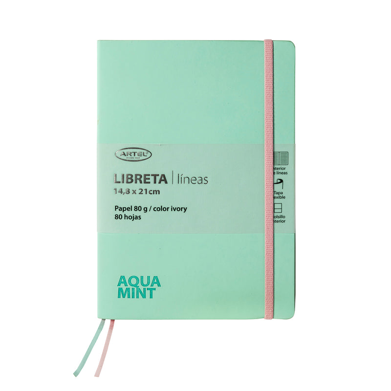 Libreta Lisa Artel A5 Pastel
