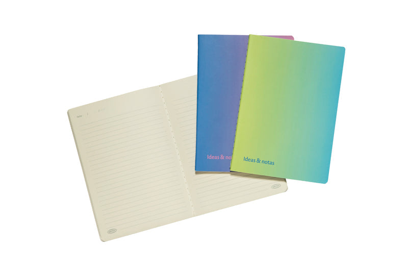 Set Libretas Artel A5 3 Unidades Pastel Degrade