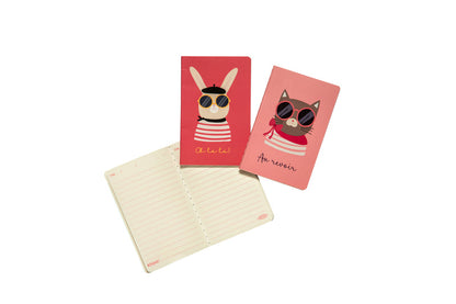 Set Libretas Artel 3 Unidades A6 Diseño Mascotas