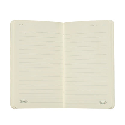 Libreta A6 PP textura gris