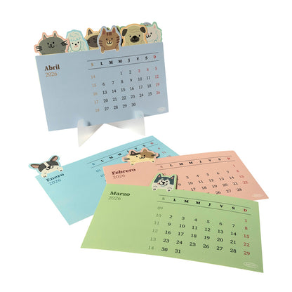 Calendario Escritorio Artel Diseño Tarjetas Pet