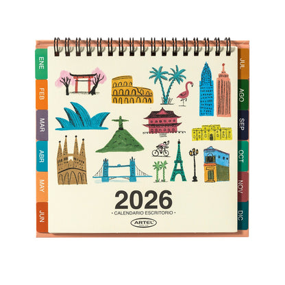 Calendario Escritorio Artel Diseño Ciudades