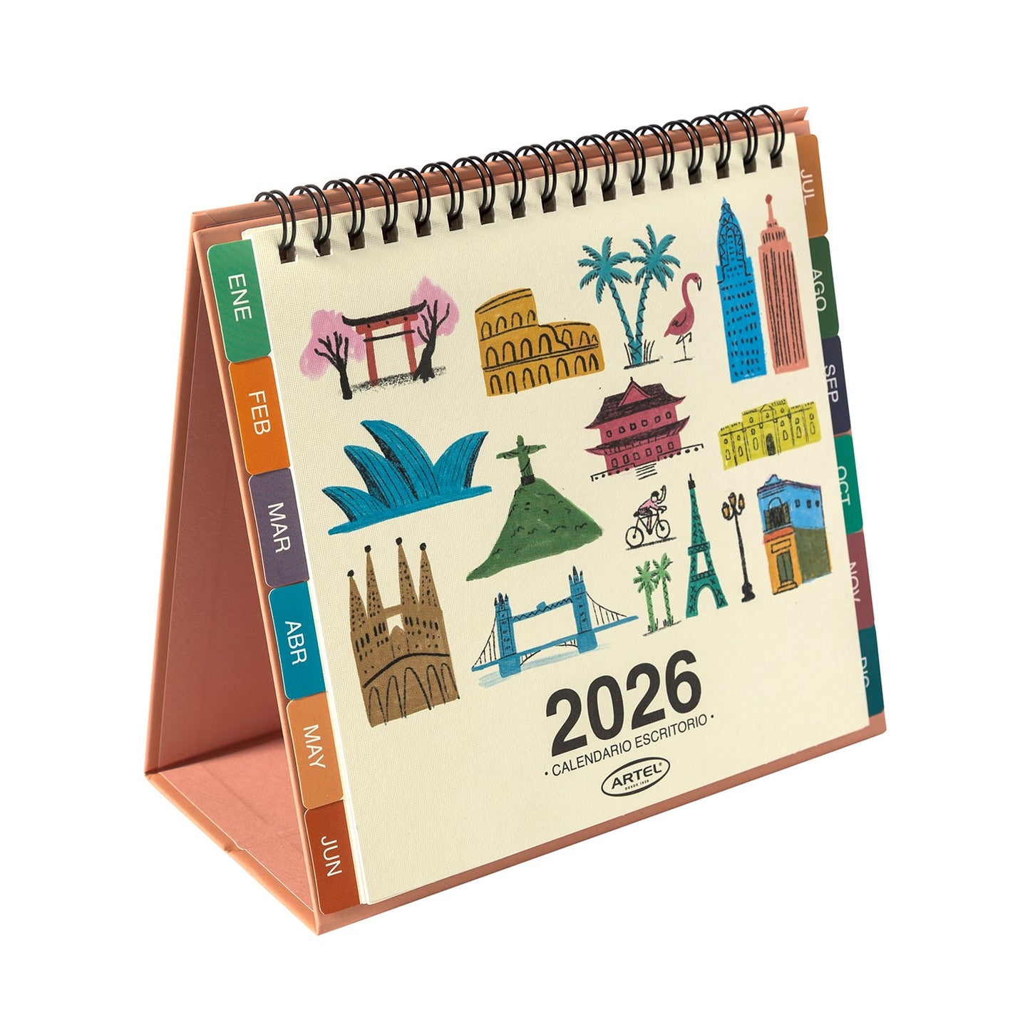 Calendario Escritorio Artel Diseño Ciudades