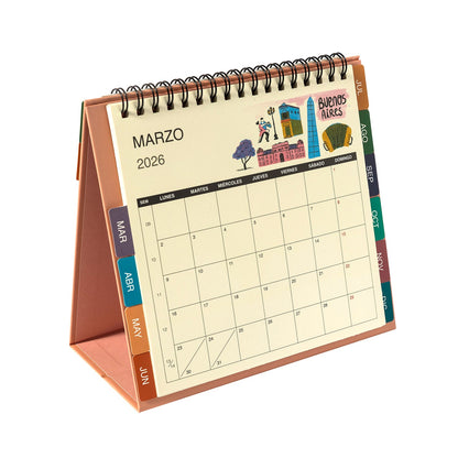 Calendario Escritorio Artel Diseño Ciudades