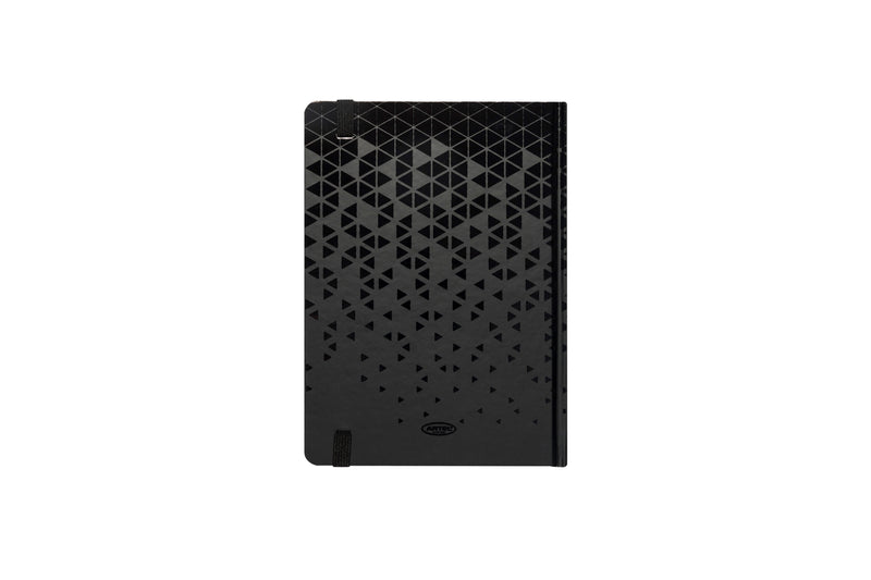 Libreta Artel A5 Black Diseño Triángulos