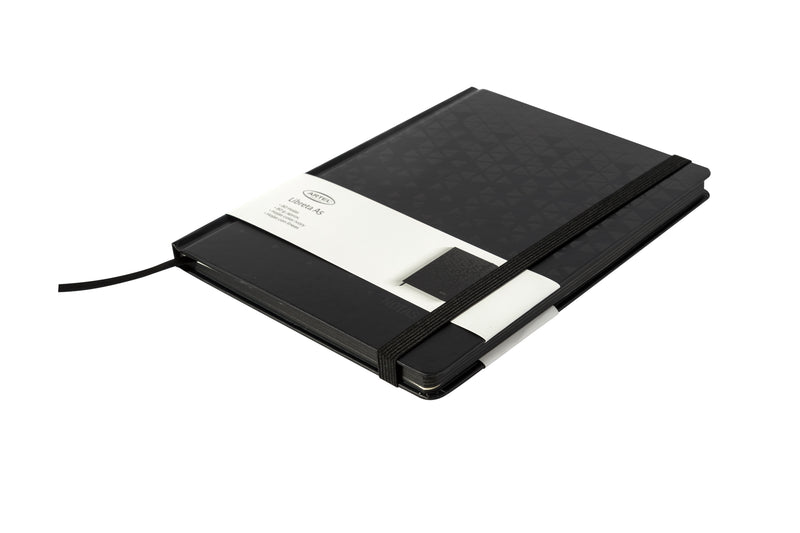 Libreta Artel A5 Black Diseño Triángulos