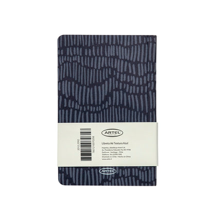 Libreta A6 PP textura azul