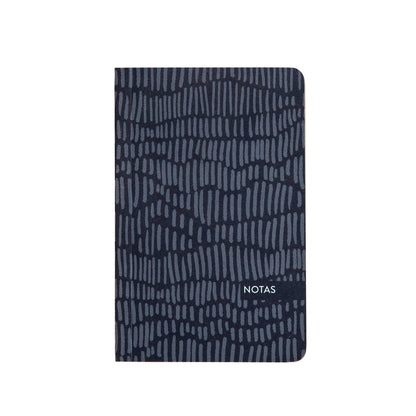 Libreta A6 PP textura azul