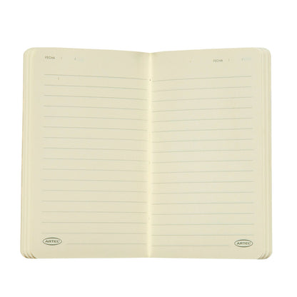 Libreta A6 PP textura azul