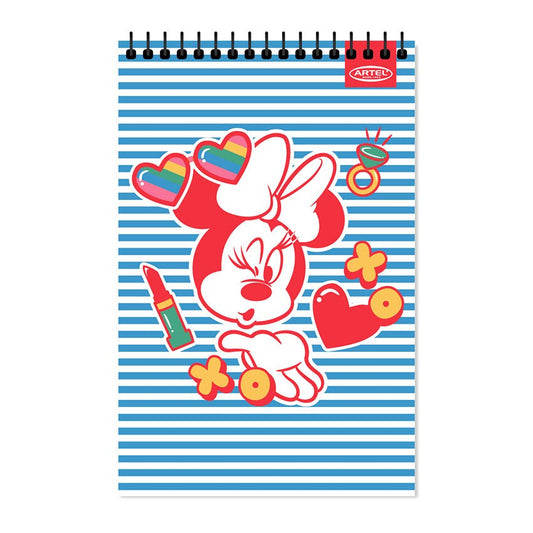 CROQUERA ARTEL 80 HOJAS DISEÑO MINNIE PSICO