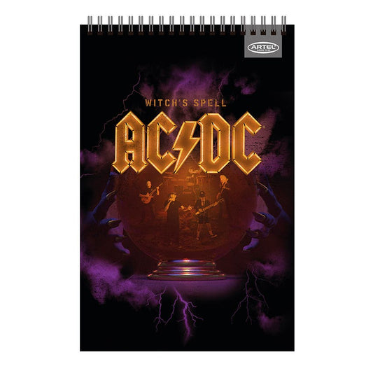 CROQUERA ARTEL 80 HOJAS DISEÑO ACDC