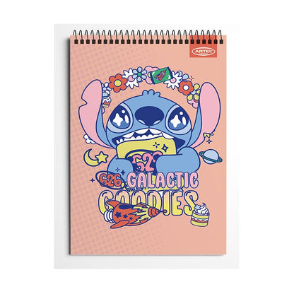 Croquera 21x32 Stitch Foodie 80 Hojas Artel