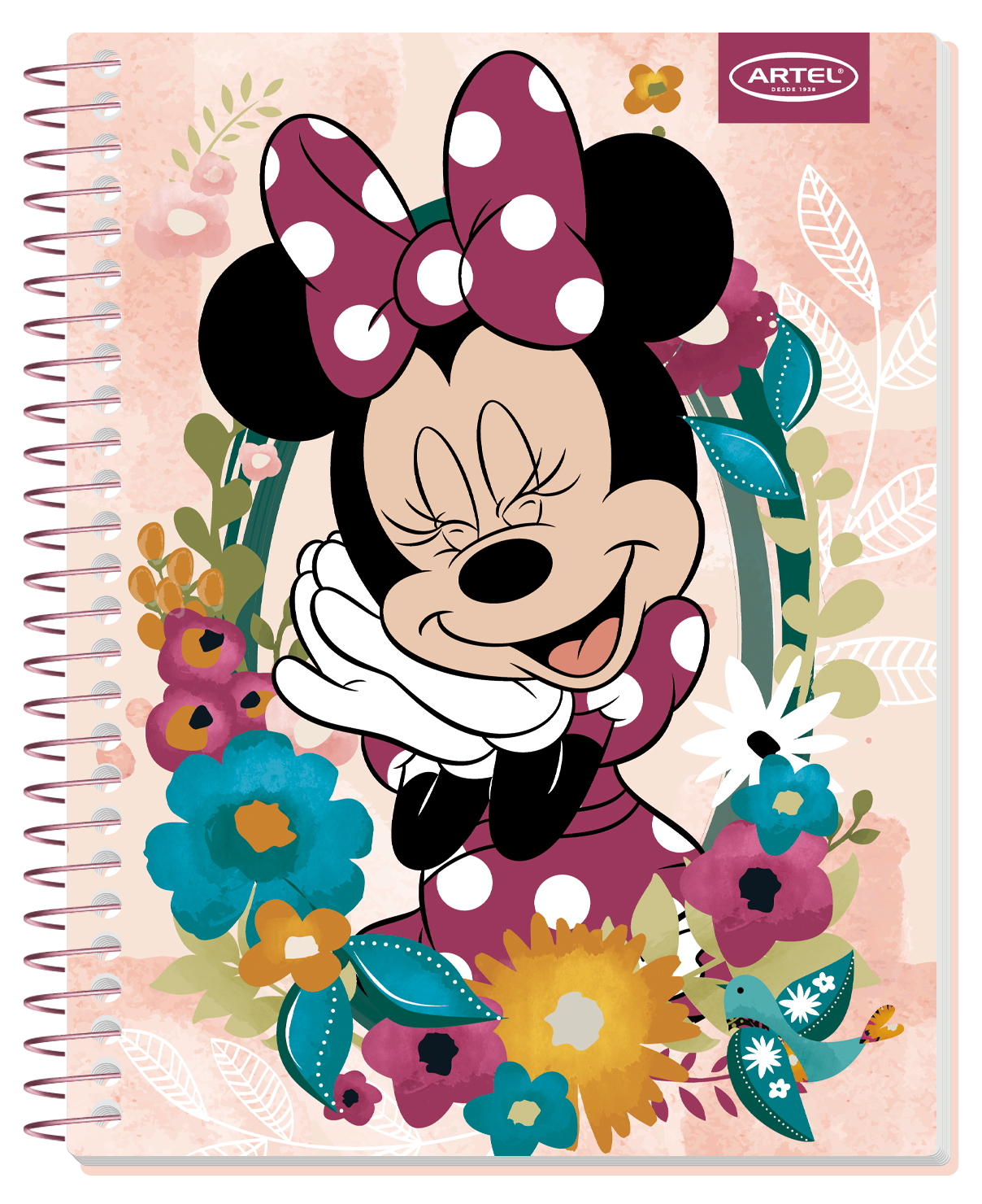 Cuaderno Especial Artel 150 Hojas Minnie Flower