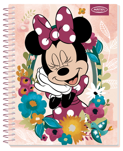 Cuaderno Especial Artel 150 Hojas Minnie Flower