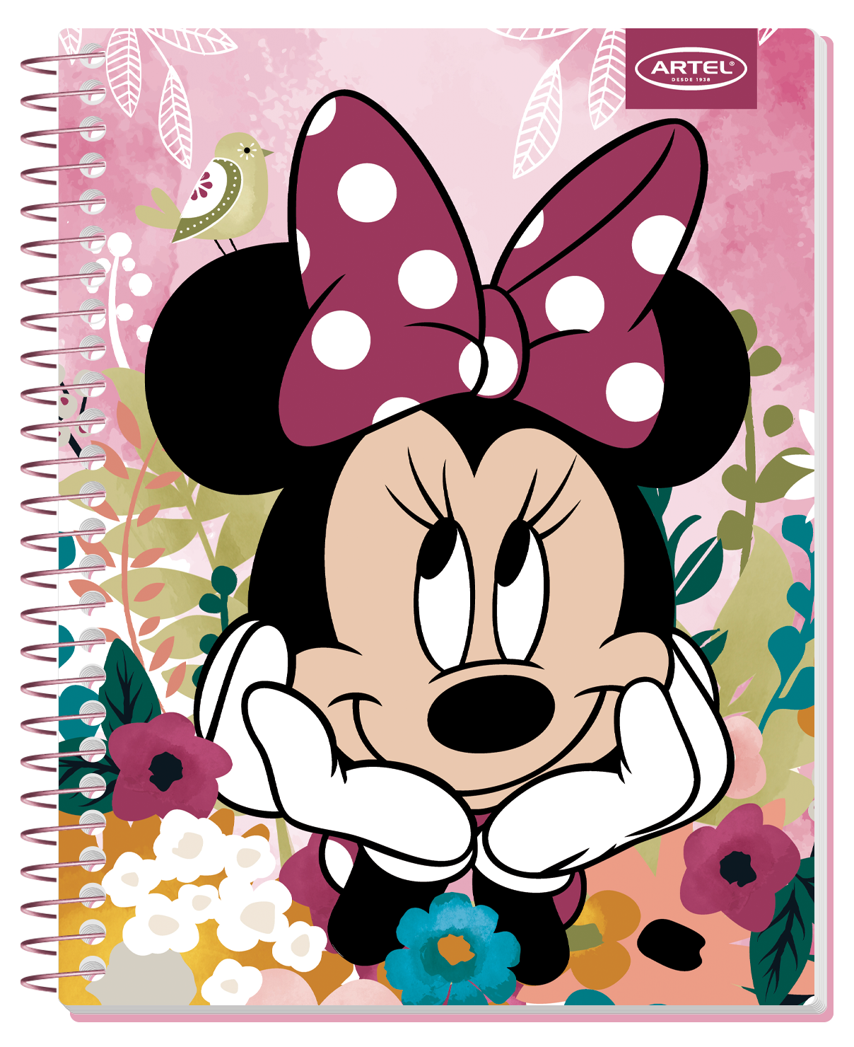 Cuaderno Especial Artel 150 Hojas Minnie Flower