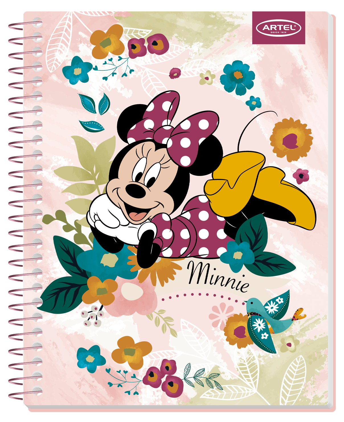 Cuaderno Especial Artel 150 Hojas Minnie Flower