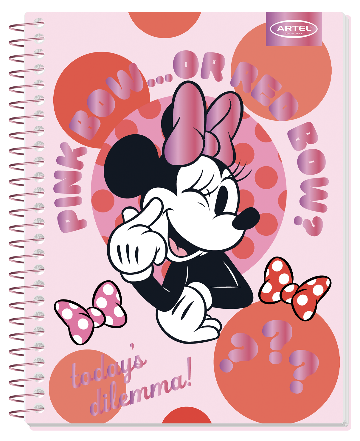 Cuaderno Especial Artel 150 Hojas 7Mm Minnie Pink