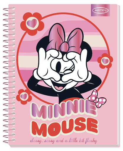 Cuaderno Especial Artel 150 Hojas 7Mm Minnie Pink