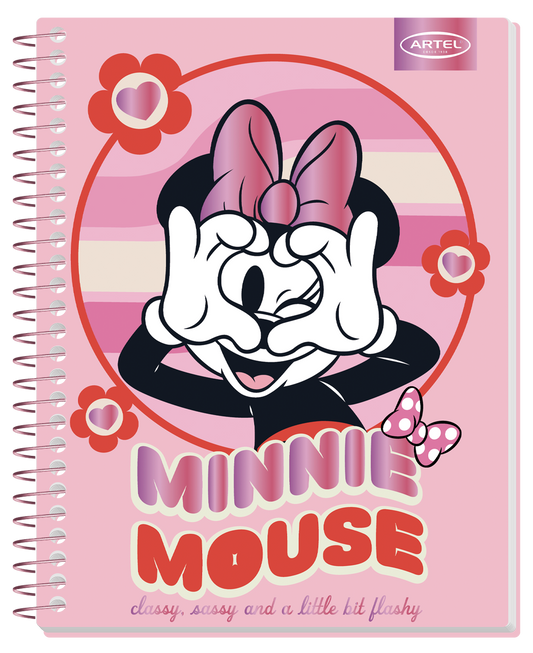 Cuaderno Especial Artel 150 Hojas 7Mm Minnie Pink