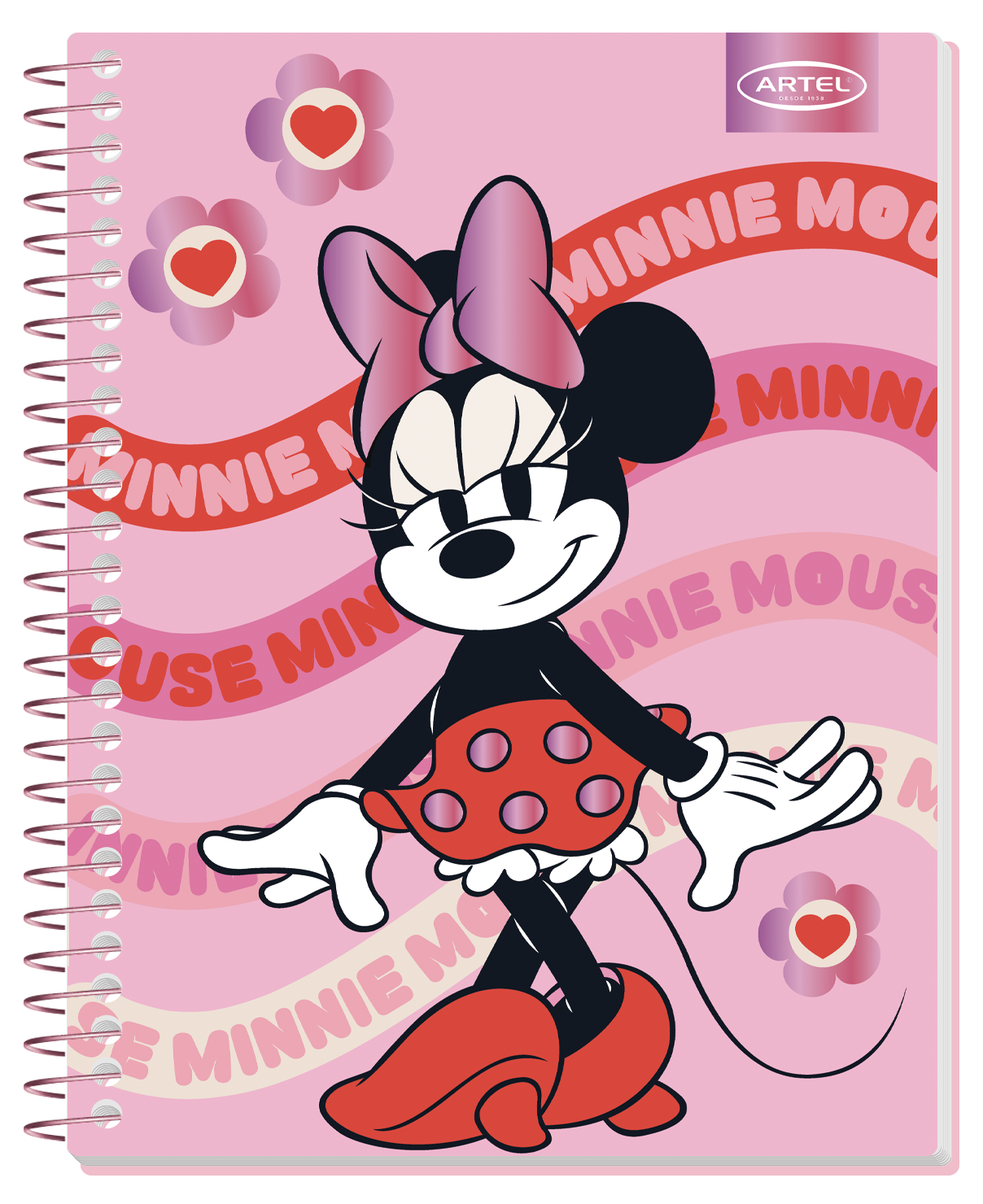 Cuaderno Especial Artel 150 Hojas 7Mm Minnie Pink