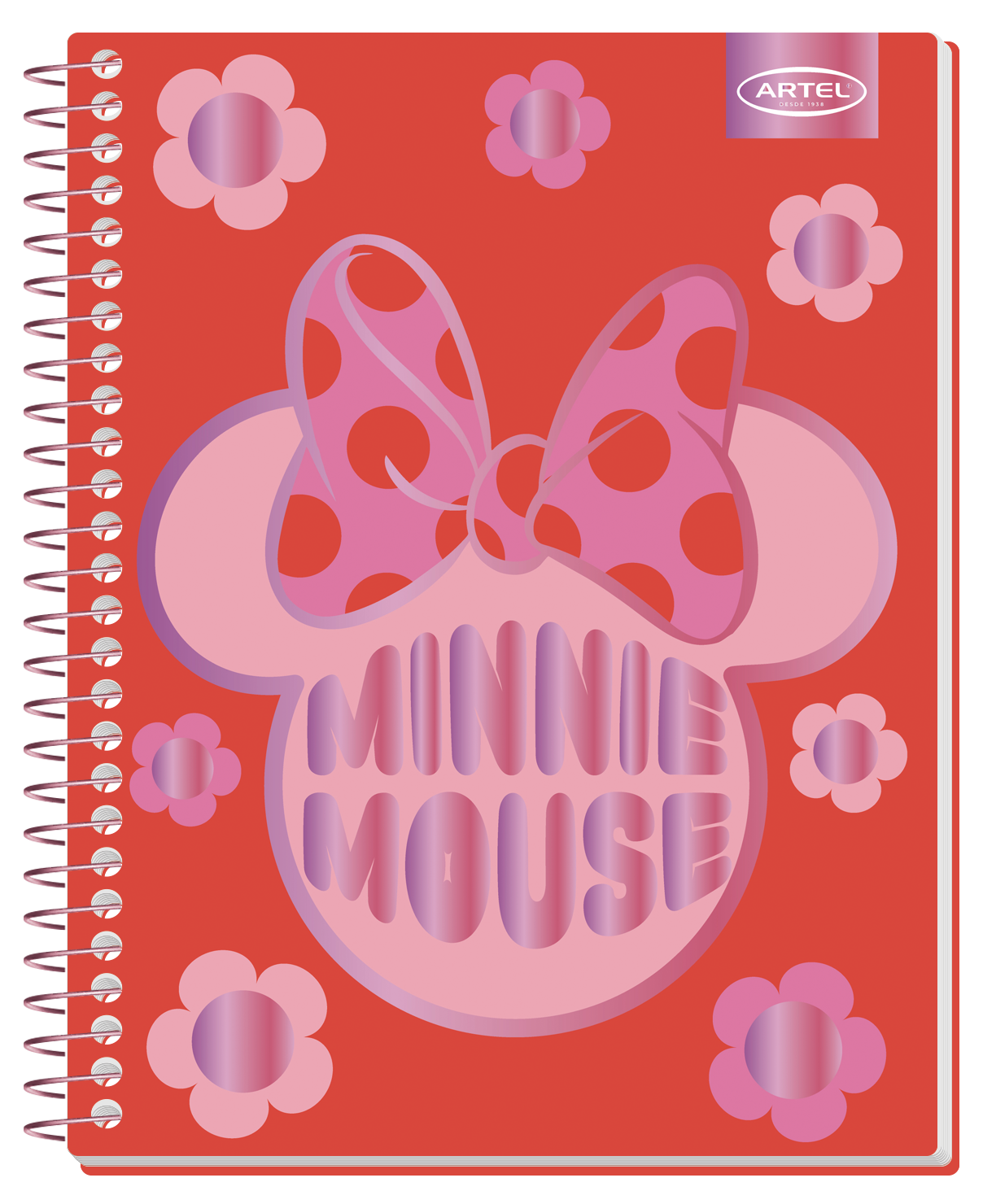 Cuaderno Especial Artel 150 Hojas 7Mm Minnie Pink