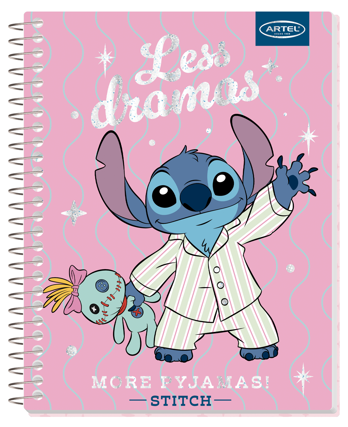 Cuaderno Especial Artel 150 Hojas Stitch Happy