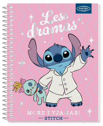 Cuaderno Especial Artel 150 Hojas Stitch Happy