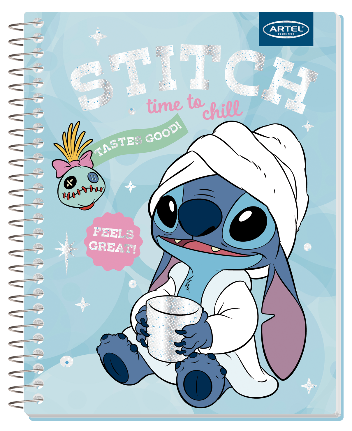 Cuaderno Especial Artel 150 Hojas Stitch Happy