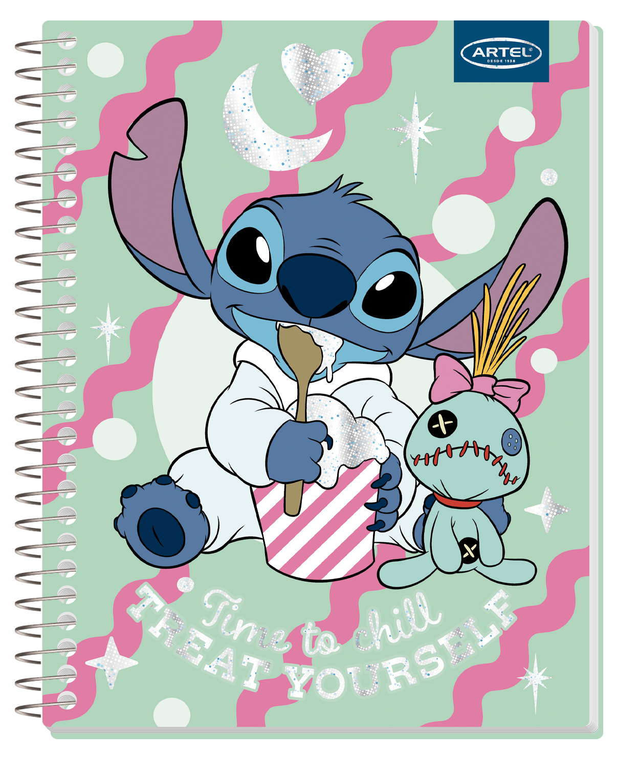 Cuaderno Especial Artel 150 Hojas Stitch Happy