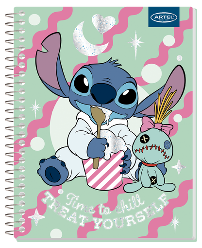 Cuaderno Especial Artel 150 Hojas Stitch Happy