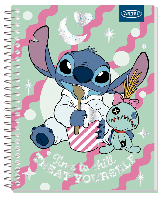 Cuaderno Especial Artel 150 Hojas Stitch Happy