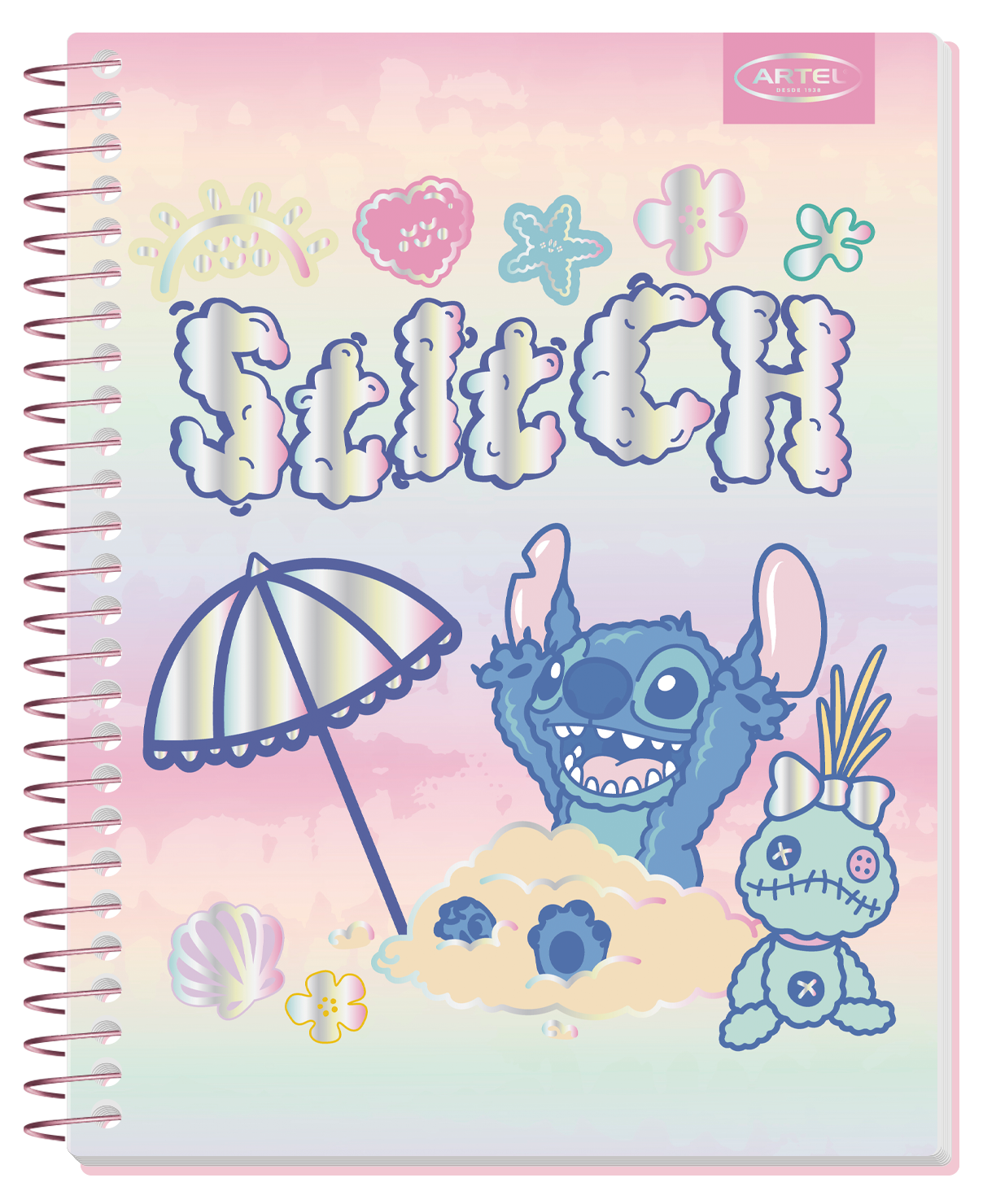Cuaderno Especial Artel 150 Hojas Stitch Beach