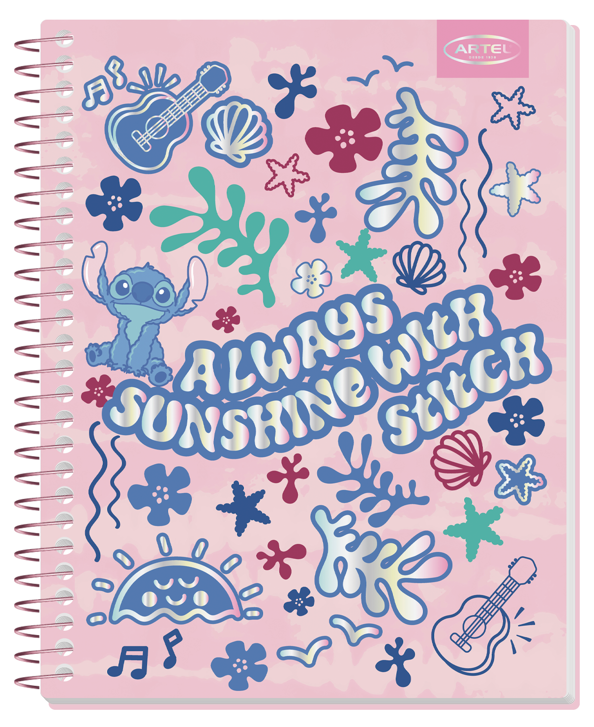 Cuaderno Especial Artel 150 Hojas Stitch Beach