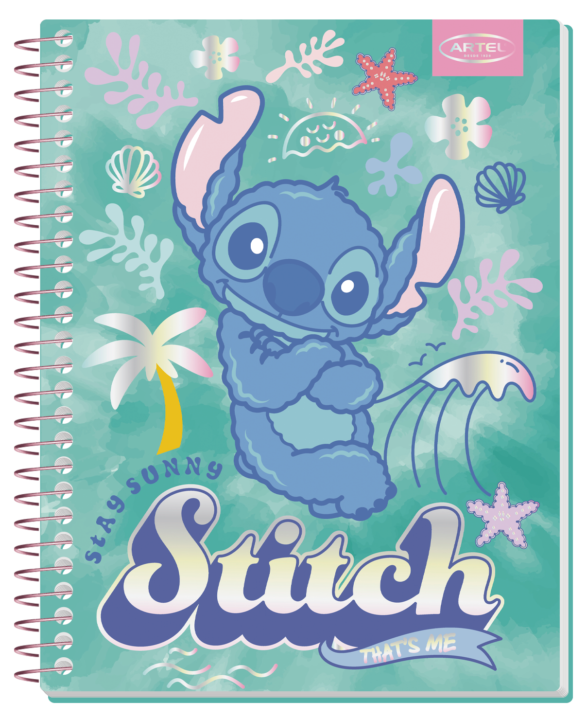 Cuaderno Especial Artel 150 Hojas Stitch Beach