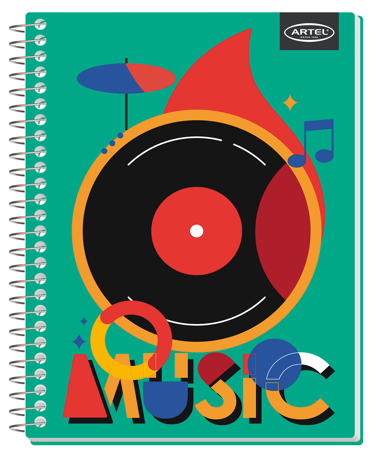 Cuaderno Especial Artel 150 Hojas 7Mm Music